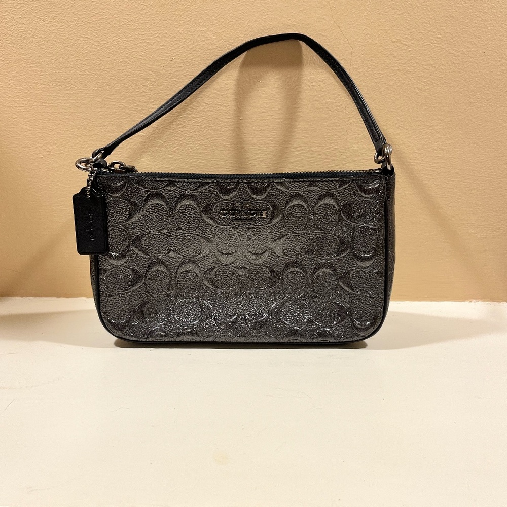 Gunmetal Coach Purse